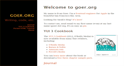 Desktop Screenshot of goer.org