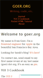 Mobile Screenshot of goer.org