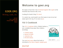 Tablet Screenshot of goer.org